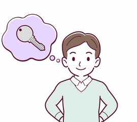 鍵をなくした人