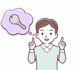 鍵をなくした人