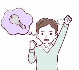 鍵をなくした人