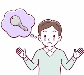 鍵をなくした人