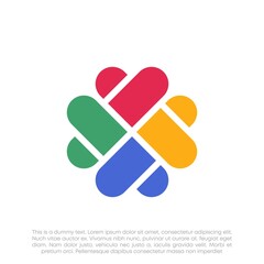 Global Community Logo Icon Elements Template. Community human Logo template vector. Community health care. Abstract Community logo. Human Resources Consulting Company.