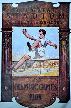 1908 Olympic Games Poster