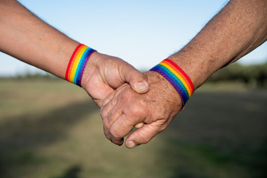 gay grandparents hands LGTB