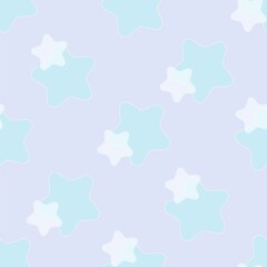 Fototapeta na wymiar pastel shades pattern with stars baby background vector illustration