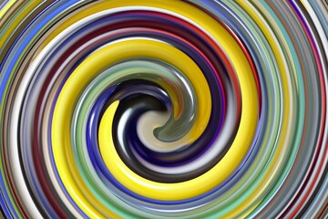 Spiral of beautiful colours for relaxing - stock photo
