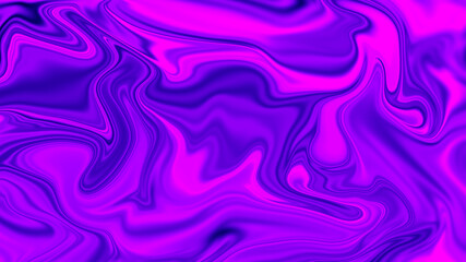 Bright liquid abstraction background with blue and purple colors