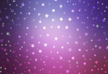 Light Purple, Pink vector background in Xmas style.