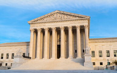 Main entrance of the Supreme Court of the United States