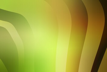 Light Green, Red vector blurred shine abstract background.