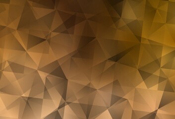 Light Orange vector low poly layout.