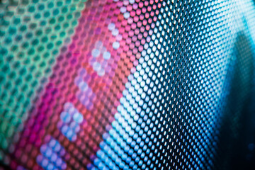 CloseUp LED blurred screen. LED soft focus background. abstract background ideal for design.