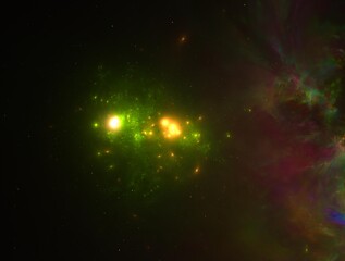 Imaginatory fractal background generated Image