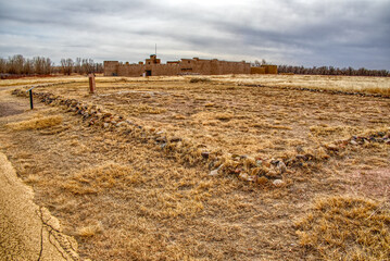 Old Bent Fort National Historic Site along the Santa Fe Trail