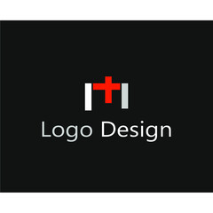 abstract logo combined several squares to form the letter M