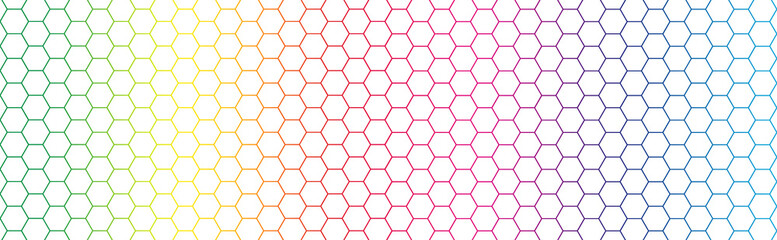 Fond nids d’abeilles couleurs arc-en-ciel 