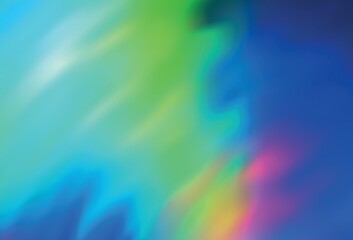 Obraz premium Light Blue, Green vector colorful blur backdrop.