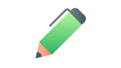 pencil pen write single isolated icon with smooth style