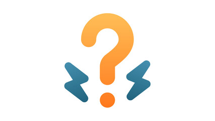 brainstorm question rethink single isolated icon with smooth style