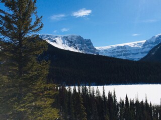 Spectacular view of the Icefield Parkway 