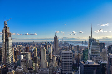 Fototapeta na wymiar New York at Day with Empire State Building