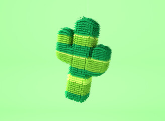 Colorful Cactus Pinata 