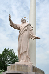 Christianity symbol. Statue of the Lord Jesus Christ