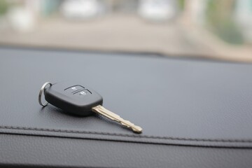 Lost car keys, forgotten in the car