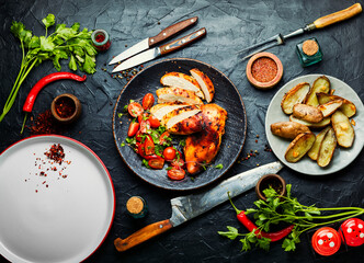 Grilled chicken,chicken breast