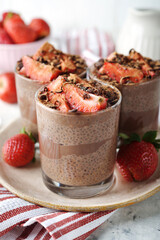Chocolate chia pudding