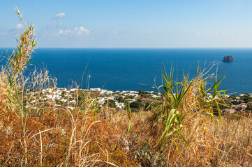 Ausblick auf Stromboli-Ort
