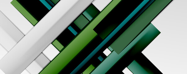 Fototapeta premium Multicolored lines background. Design template for business or technology presentations, internet posters or web brochure covers