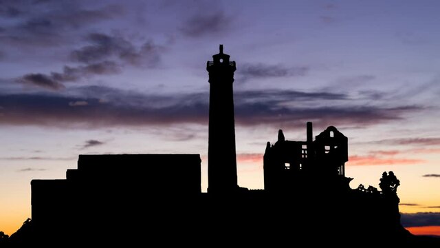 Alcatraz Island Prison at Twilight