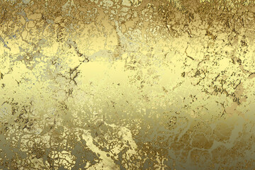 Golden abstract  decorative paper texture  background  for  artwork  - Illustration