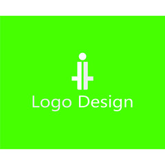 abstract logo of two lined squares and circles on it