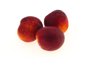 Sweet tasty ripe few nectarines