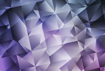 Obraz premium Light Purple vector abstract polygonal background.