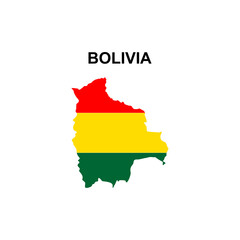 maps of Bolivia icon vector sign symbol