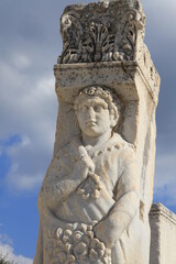 Fototapeta na wymiar Ephesus; Ancient Greek city Hercules Gate