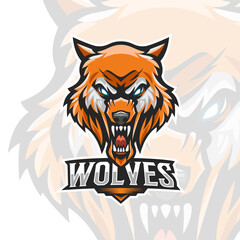 Modern Illustration Vector Fox logo for Template