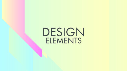 Elegant abstract background vector artwork with beautiful gradient colors and geometric shapes as design elements  flat design vector illustration