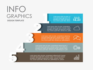 Infographic design template with place for your data. Vector illustration.