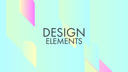 Obraz premium Modern geometrical abstract background of business and technology presentation design template in vibrant gradient colors flat design vector illustration