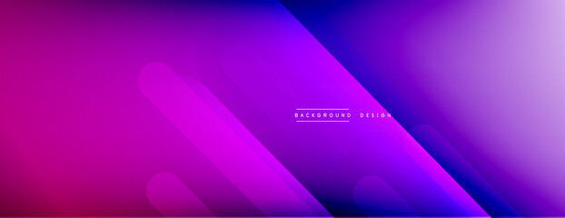 Dynamic lines abstract background. 3D shadow effects and fluid gradients. Modern overlapping forms