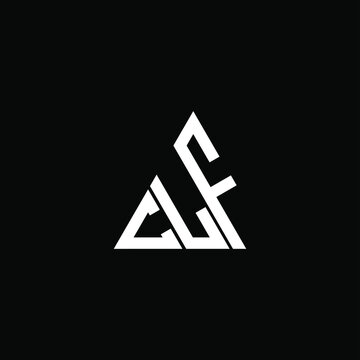 C L F letter logo creative design. CLF icon