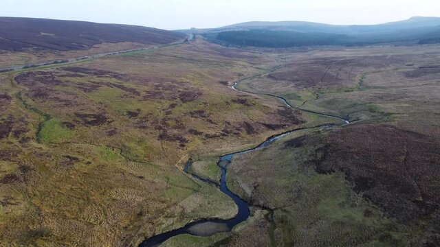 Aerial of Glenshane Pass