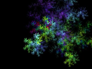 Imaginatory fractal background generated Image