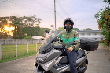 Employees of express delivery