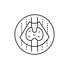 Obraz premium Endocrinology color line icon. Pictogram for web page, mobile app