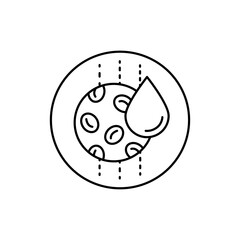 Hematology color line icon. Pictogram for web page, mobile app