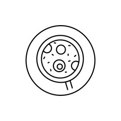 Oncology color line icon. Pictogram for web page, mobile app